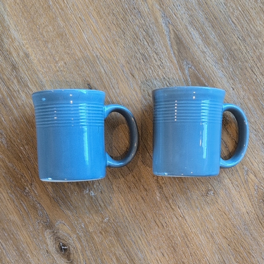 Vintage Blue Gibson Mugs, Set Of 2